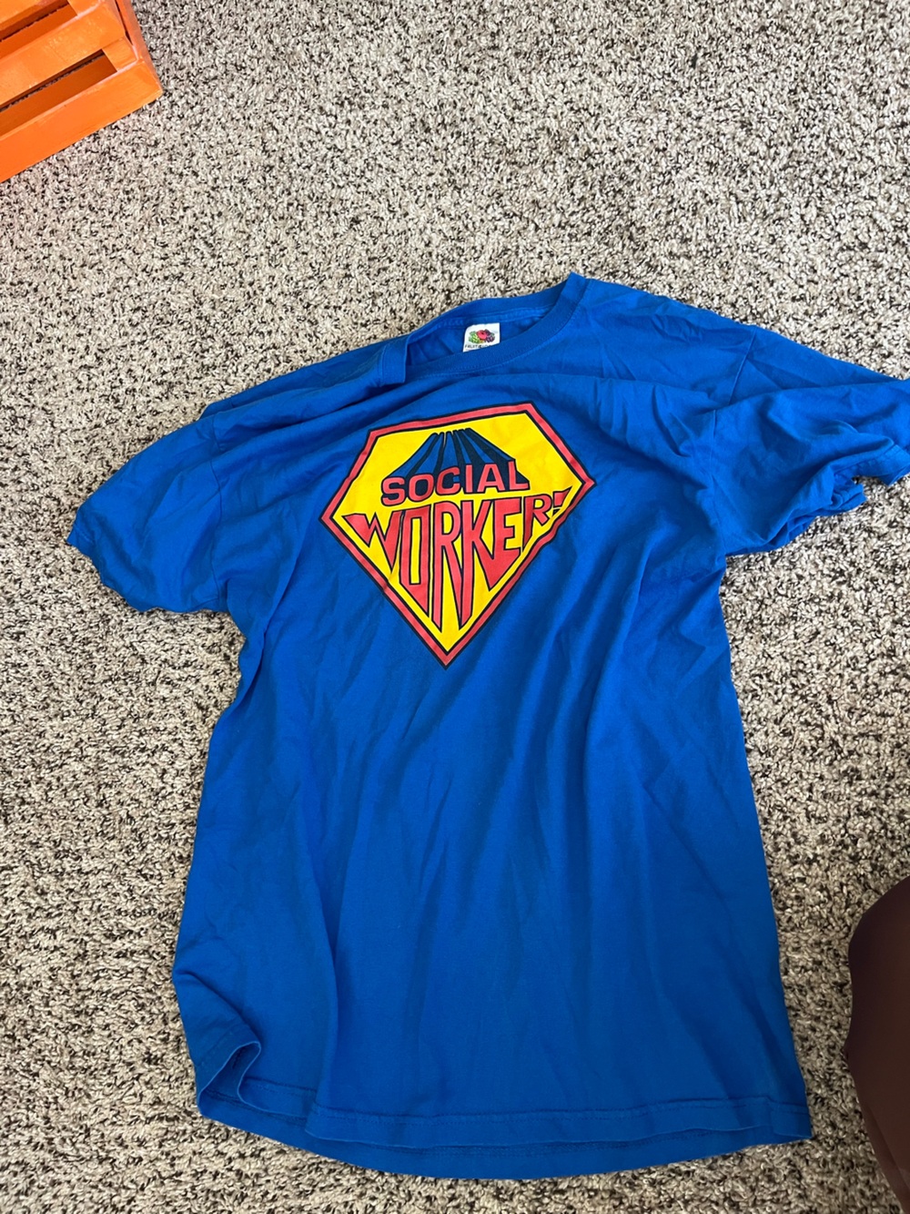 Fruit of the Loom Royal Blue Graphic Tee
